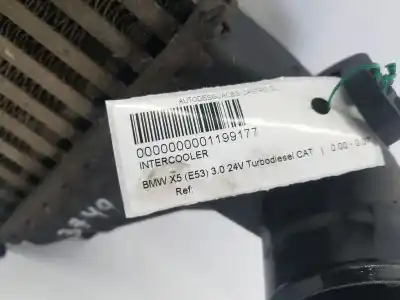 Peça sobressalente para automóvel em segunda mão intercooler por bmw x5 (e53) 3.0 24v turbodiesel cat referências oem iam   