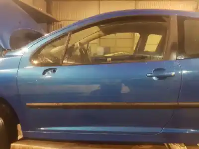 Second-hand car spare part left front door for peugeot 207 sport oem iam references 