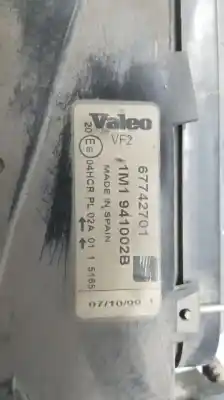 Second-hand car spare part right headlight for seat toledo (1m2) select oem iam references 1m1941002b  1m1941002b