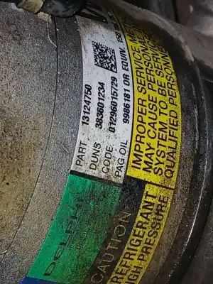 Pezzo di ricambio per auto di seconda mano  per OPEL ASTRA GTC  Riferimenti OEM IAM 13124750  