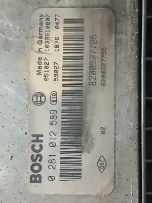 Pezzo di ricambio per auto di seconda mano Centralina Motore per RENAULT MEGANE II FAMILIAR Authentique Riferimenti OEM IAM 8200527725  