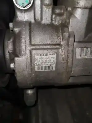 Peça sobressalente para automóvel em segunda mão compressor de ar condicionado a/a a/c por audi a4 berlina (8e) 1.9 tdi referências oem iam 8e0260805bp