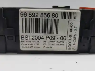 Second-hand car spare part fuse box unit for citroen c2 audace oem iam references 9659285680  9659285680