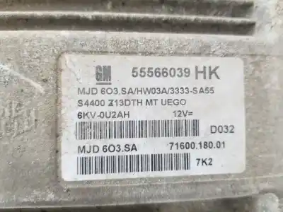 Second-hand car spare part ecu engine control for opel corsa d ´´111 years´´ oem iam references 55566039  55566039
