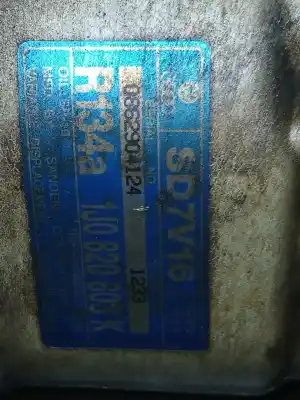 Peça sobressalente para automóvel em segunda mão Compressor De Ar Condicionado A/a A/c por SEAT LEON (1M1) Signo Referências OEM IAM 1J0820803K  