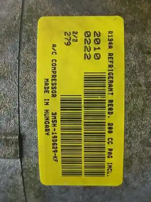 Peça sobressalente para automóvel em segunda mão Compressor De Ar Condicionado A/a A/c por FORD FOCUS LIM. (CB4) Business Referências OEM IAM 3M5H19D629KF  3M5H19D629KF