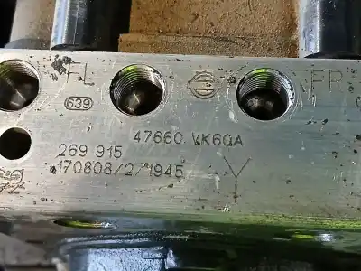 Peça sobressalente para automóvel em segunda mão ABS por NISSAN NV 200 (M20) NV200 Furgón Basic Referências OEM IAM 47660VK60A  