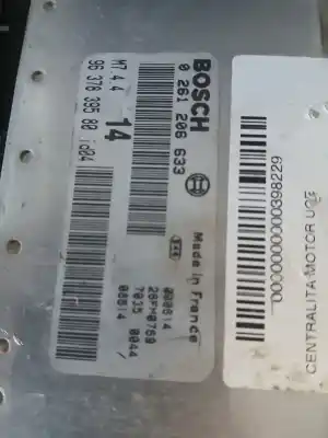 Tweedehands auto-onderdeel ecu motorcontroller voor citroen xsara picasso 1.6 16v exclusive oem iam-referenties 9637839580