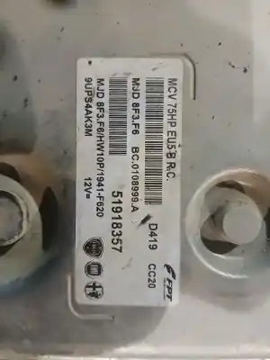 Автозапчастина б/у ЕБУ КОНТРОЛЕР ДВИГУНА для FIAT FIORINO Adventure SX Kasten Посилання на OEM IAM 51918357  