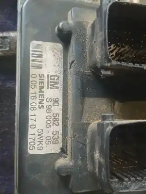 Автозапчастина б/у ЕБУ КОНТРОЛЕР ДВИГУНА для OPEL ZAFIRA A Elegance Посилання на OEM IAM 90582539  