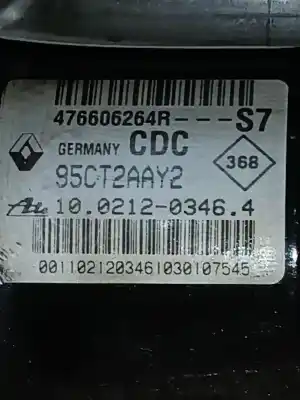 Автозапчасти б/у абс за renault megane iii coupe color edition ссылки oem iam 476606264r