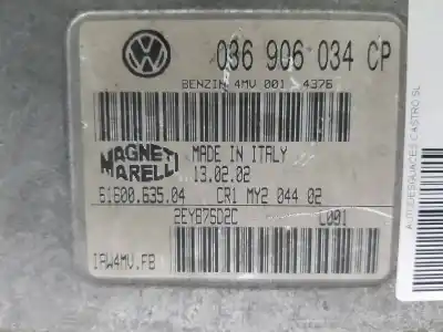 Second-hand car spare part ecu engine control for seat leon (1m1) * oem iam references 036906034cp  036906034cp
