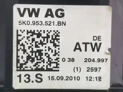 Second-hand car spare part multifunction switch for seat leon (1p1) style copa oem iam references 5k0953521bn  5k0953521bn