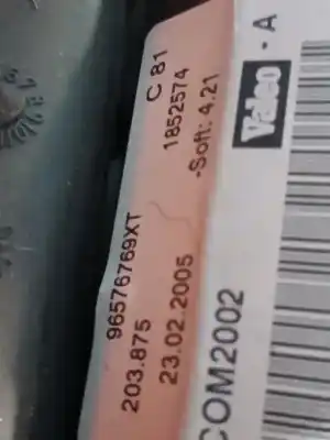 Pièce détachée automobile d'occasion  pour CITROEN C2  Références OEM IAM 96576769XT  