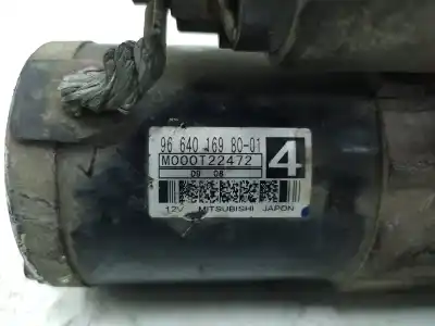 Peça sobressalente para automóvel em segunda mão motor de arranque por citroen c4 lim. exclusive referências oem iam 9664016980  m000t22472