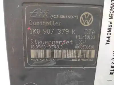 Gebrauchtes Autoersatzteil abs zum volkswagen touran (1t1, 1t2) 2.0 tdi oem-iam-referenzen 1k0614517h  10020601064, 1k0907379k, 10096003483