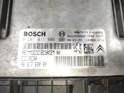 Pezzo di ricambio per auto di seconda mano centralina motore per citroen c3 picasso 1.6 16v hdi riferimenti oem iam 9661769080  0281011804