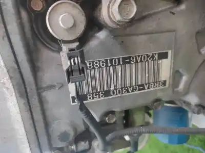 Pièce détachée automobile d'occasion moteur complet pour honda accord berlina (cl/cn) 2.0 vtec cat références oem iam k20a6 155cv  