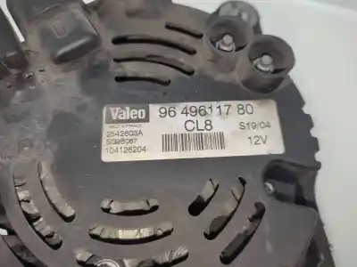 Peça sobressalente para automóvel em segunda mão alternador por citroen c2 vtr referências oem iam 9649611780  2542803a, sg9b067, 104126204