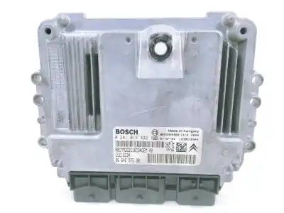 Pièce détachée automobile d'occasion calculateur moteur ecu pour peugeot 308 1.6 hdi fap cat (9hz / dv6ted4) références oem iam 9664257580 0281013332 