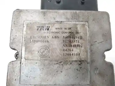 Pezzo di ricambio per auto di seconda mano abs per lancia ypsilon (101) 1.3 16v multijet argento riferimenti oem iam 13509004k  54084694d, 51703571, 04264, 13664104
