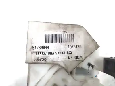 Автозапчасти б/у замок левой передней двери за lancia ypsilon (101) 1.3 16v multijet argento ссылки oem iam 51739844  1925130