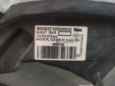 Peça sobressalente para automóvel em segunda mão farol / farolim esquerdo por renault kangoo (kc0/1_) 1.6 16v 4x4 (kc0p, kc0s, kc0l) referências oem iam 8200589036  89902194