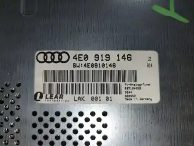 Pièce détachée automobile d'occasion module tv pour audi a8 (4e2) 4.2 quattro références oem iam 4e0919146  4e0910146