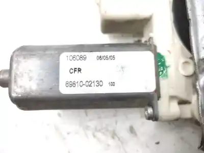 Second-hand car spare part passenger side right window regulator for toyota corolla (e12) 1.6 16v oem iam references 6981002130  106089