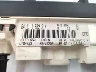 Автозапчасти б/у отопление / кондиционирование воздуха за mini mini (r50,r53) one ссылки oem iam 64111502214  69432203