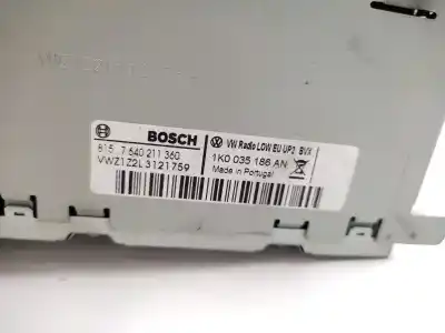İkinci el araba yedek parçası ses sistemi / radyo cd için volkswagen golf vi (5k1) rabbit bluemotion oem iam referansları 1k0035186an  