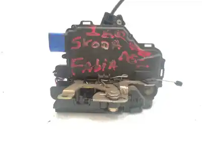 Автозапчастина б/у замок передніх дверей лівий для skoda fabia (6y2/6y3) 1.0 посилання на oem iam 3b1837015am  