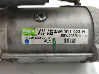 Pezzo di ricambio per auto di seconda mano motorino di avviamento per audi a3 (8p) 1.6 tdi ambiente riferimenti oem iam 0am911023h 0am911021b esw20er20