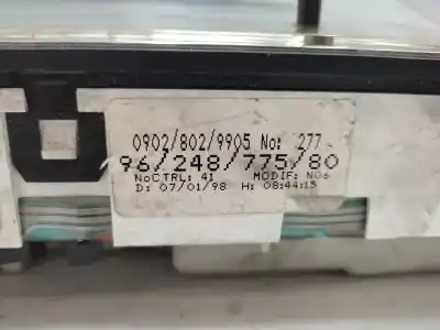 Peça sobressalente para automóvel em segunda mão quadrante por citroen saxo 1.5 diesel referências oem iam 9624877580  