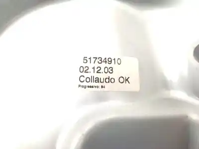 İkinci el araba yedek parçası arka sag cam regülatörü için fiat idea (135) 1.4 oem iam referansları 51734910  50046603