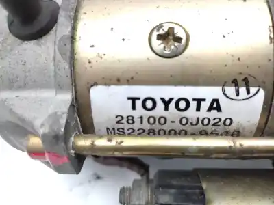 Tweedehands auto-onderdeel motor start voor toyota yaris (ncp1/nlp1/scp1) 1.3 expo oem iam-referenties 281000j020  