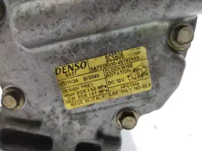 Pièce détachée automobile d'occasion compresseur de climatisation pour fiat idea (135) 1.4 références oem iam 467826690  scsb06