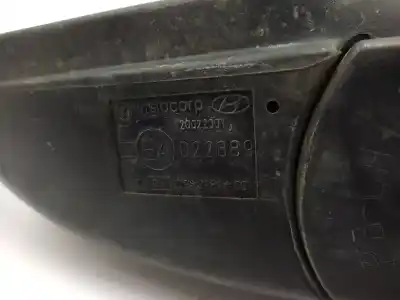 Second-hand car spare part left rearview mirror for hyundai i20 classic oem iam references 876104p000  