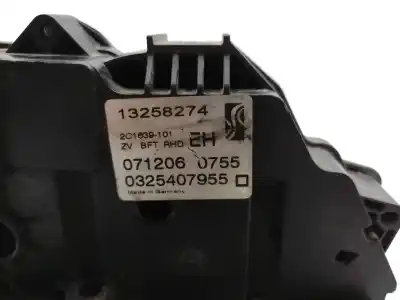 Автозапчастина б/у замок передній праві двері для opel corsa d 1.0 12v cat (a 10 xep / ldb) посилання на oem iam 13258274  0325407955