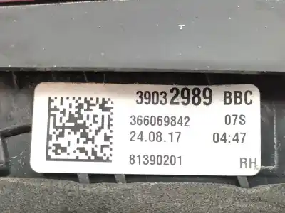 Автозапчастина б/у внутрішній правий завод для opel astra k (b16) 1.4 turbo (68) посилання на oem iam 39032989  