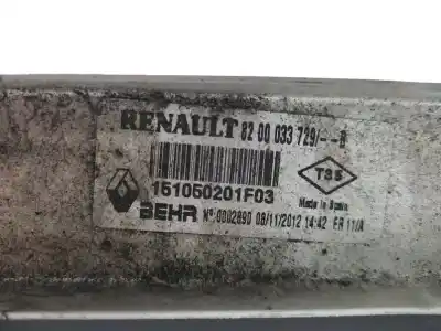 Second-hand car spare part water radiator for renault espace iv (jk0) 2.2 dci turbodiesel oem iam references 8200033729  151050201f03