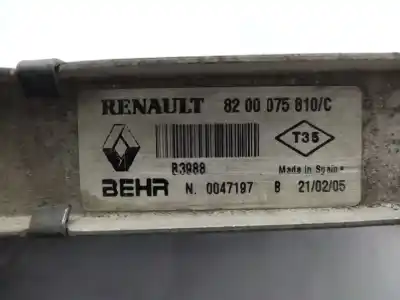 Автозапчасти б/у интеркулер за renault espace iv (jk0) (2002->) 2.2 dci (jk07) ссылки oem iam 8200075810  