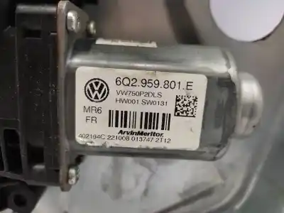 Piesă de schimb auto la mâna a doua mecanism acționare geam fațã dreapta pentru volkswagen t5 bus caravelle 4motion referințe oem iam 6q2959801e  