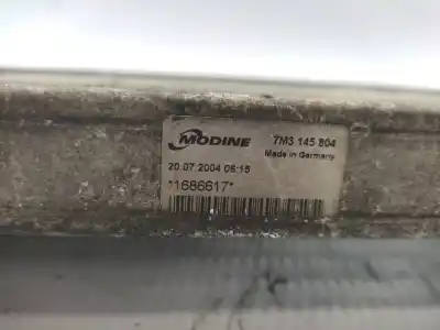 Peça sobressalente para automóvel em segunda mão intercooler por ford galaxy (vy) 1.9 tdi cat referências oem iam 7m3145804  1212577