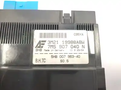 Peça sobressalente para automóvel em segunda mão comando de sofagem (chauffage / ar condicionado) por ford galaxy (vy) 1.9 tdi cat referências oem iam 7m5907040n  1423088