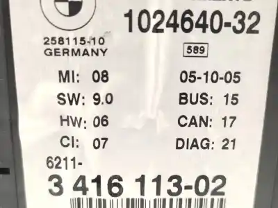Peça sobressalente para automóvel em segunda mão quadrante por bmw serie x3 (e83) 2.0d [2.0 ltr. - 110 kw 16v diesel cat] referências oem iam 341611302 62103451581 102464032