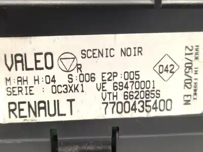 Автозапчасти б/у климат-контроль за renault scenic (ja..) 2.0 16v cat (f4r) ссылки oem iam 7700435400  