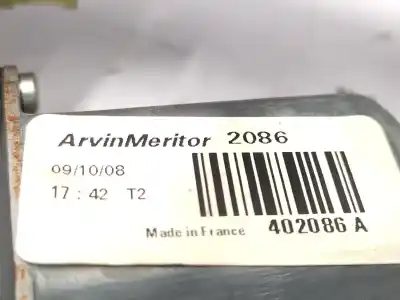 Second-hand car spare part passenger side right window regulator for renault kangoo 1.5 dci diesel oem iam references 8200497601  