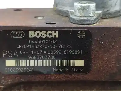 Pièce détachée automobile d'occasion pompe à injection pour peugeot 207 confort références oem iam 9683703780 1921q5 0445010102