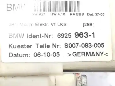 Peça sobressalente para automóvel em segunda mão elevador de vidros dianteira esquerda por bmw serie x3 (e83) 2.0d [2.0 ltr. - 110 kw 16v diesel cat] referências oem iam 51333448249  